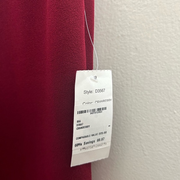 NWT Alexia Admor Sadie Jumpsuit Cranberry Woman’s XS - Picture 4 of 5